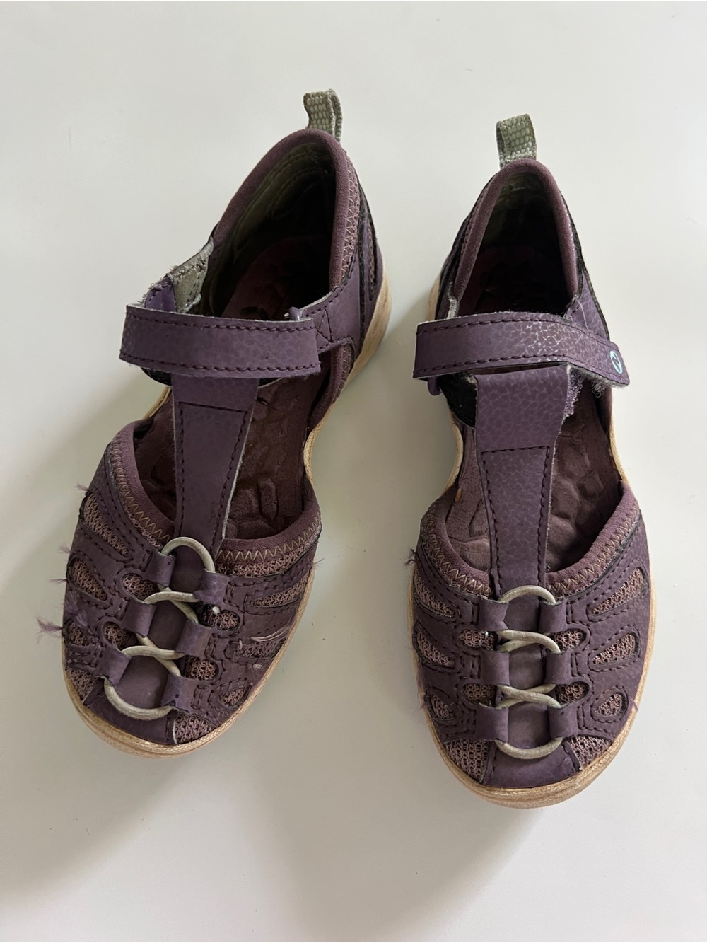 Merrell Purple Kids Closed-Toe Outdoor Sandals